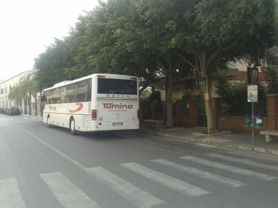 Autobus in via Benedetto Brin