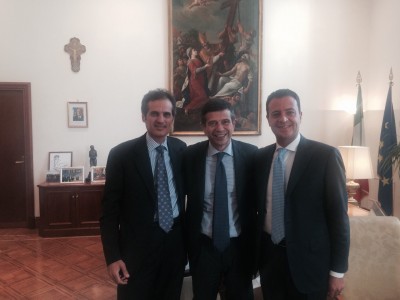 foto incontro con Ministro Lupi