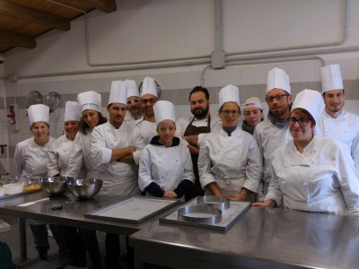 Allievi del corso di cucina e pasticceria