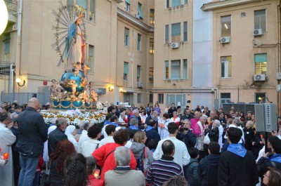 Madonna della Medaglia 2016 nel giardino dell'ospedale