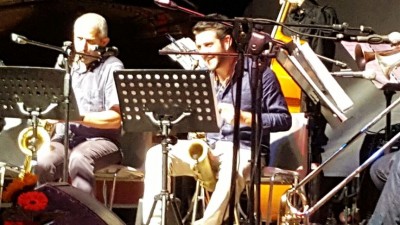 Francesco Cafiso durante il concerto finale del Vittoria Jazz Festival 2016