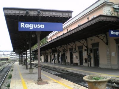 La stazione ferroviaria di Ragusa