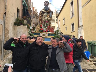 Processione Sant'Antonio Abate 2017 per il centro storico