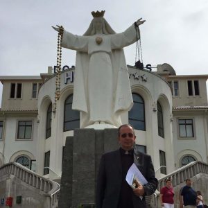 Don Occhipinti al santuario di Fatima in Portogallo