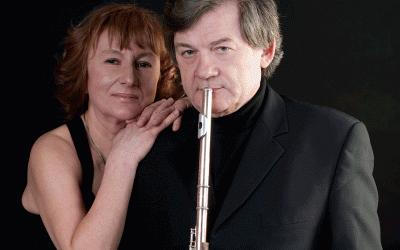 Il flautista Henryk Blazej e la pianista Teresa Kaban