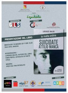 Locandina _Suicidate Attilio Manca