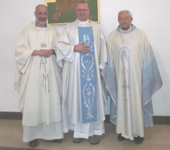 Padre Dell'Agli, padre Russelli e padre Guarneri