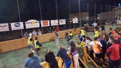 Una partita del calcio balilla umano al Preziosissimo sangue