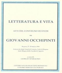 giovanni occhipinti letteratura e vita